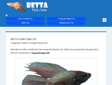 Tablet Screenshot of bettafishcare.org